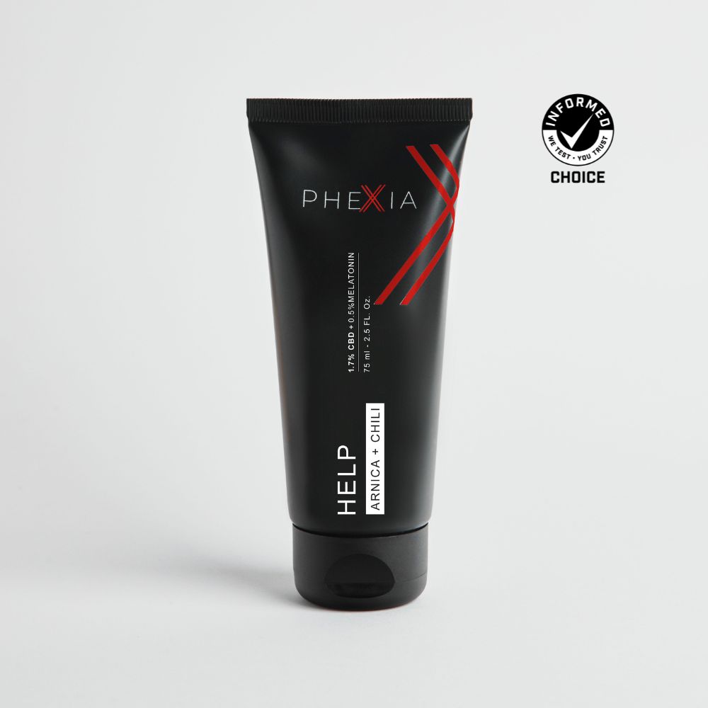 Help, crema de CBD y Melatonina con chili 75ml