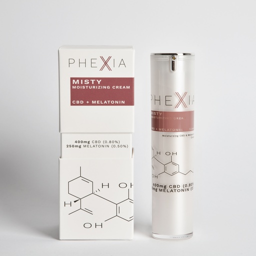 [CR-MO-001] Misty, crema hidratante CBD y Melatonina